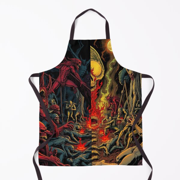Item preview, The Denizen Demons of Hell a Hellscape cool design designed and sold by Vintage Designs +.
