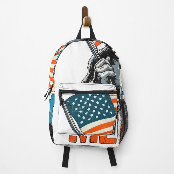 Item preview, Patriotic Bigfoot with Flag and Shades – 'Merica Vibes designed and sold by LizzyKeiko.