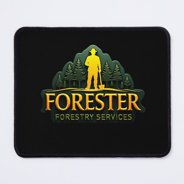 Item preview, Forest Technician Logo – Bold Gold Emblem for Nature Stewards designed and sold by Digital Dreams Arts.