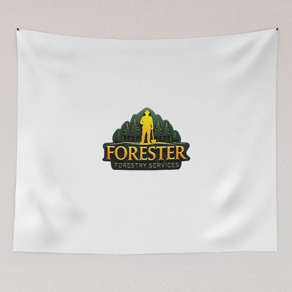 Item preview, Forest Technician Logo – Bold Gold Emblem for Nature Stewards designed and sold by Digital Dreams Arts.