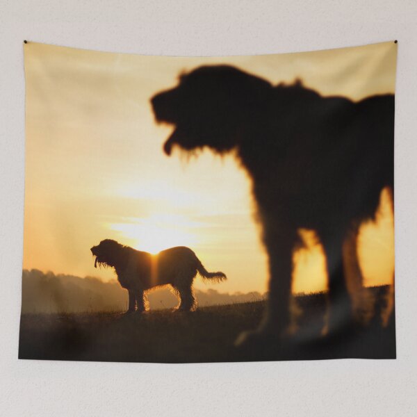 Item preview, Italian Spinone Silhouettes designed and sold by FOLK ART FUSION by heidiannemorris.