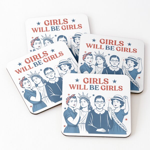 Item preview, Girls Will Be Girls – Empowered American Women Design designed and sold by LizzyKeiko.