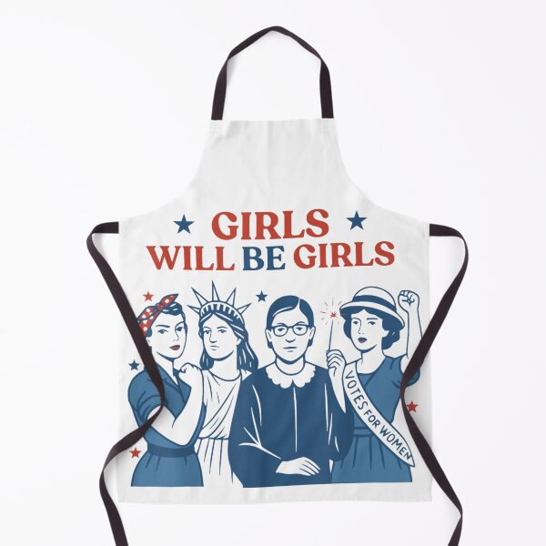 Item preview, Girls Will Be Girls – Empowered American Women Design designed and sold by LizzyKeiko.