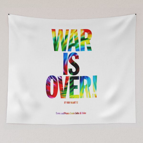 Item preview, John Lennon - War Is Over Tie Dye 60s Psychedelia  designed and sold by letitrip.