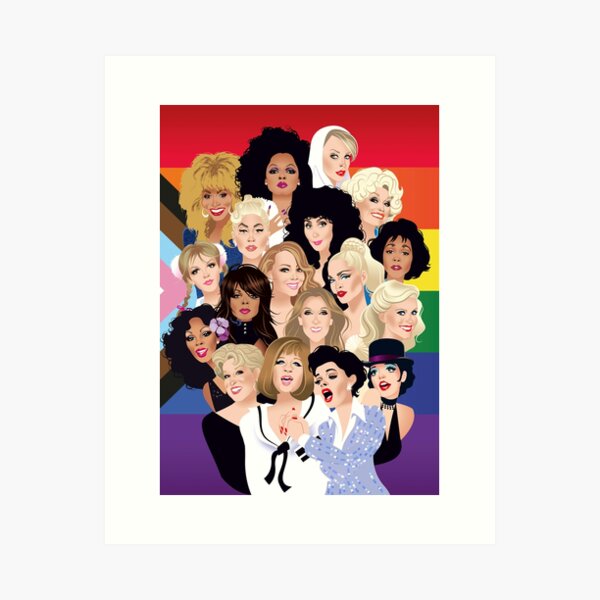Item preview, Pride Divas 2025 Edition designed and sold by AleMogolloArt.
