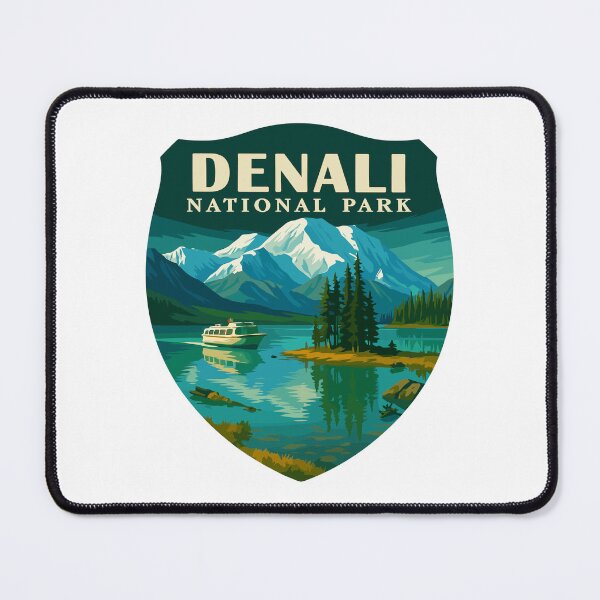 Item preview, Denali National Park Retro Mountain Wilderness Sticker designed and sold by Ismeal Von.