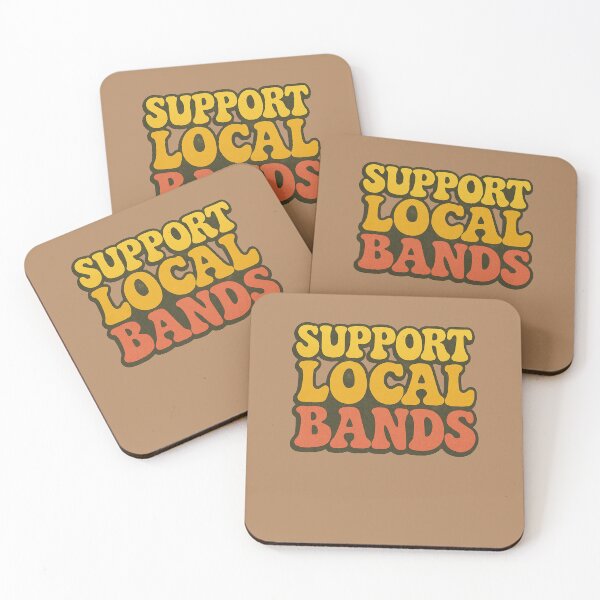 Item preview, Support Local Bands designed and sold by FrictionMaxxing.