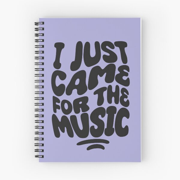 Item preview, I Just Came For The Music | 60s Psy Lettering designed and sold by monkeybusiness.pt.