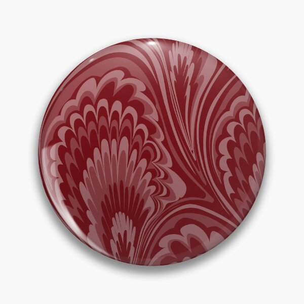 Item preview, Marbling Peacock Ebru Monochrome Cherry Red designed and sold by miavaldez.