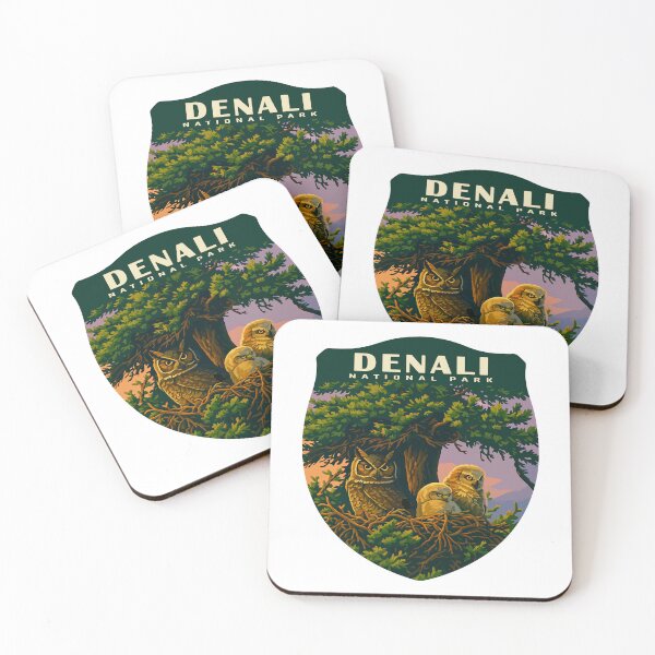 Item preview, Denali National Park Retro Mountain Wilderness Sticker designed and sold by Ismeal Von.