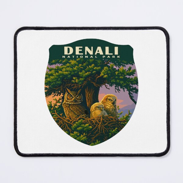 Item preview, Denali National Park Retro Mountain Wilderness Sticker designed and sold by Ismeal Von.