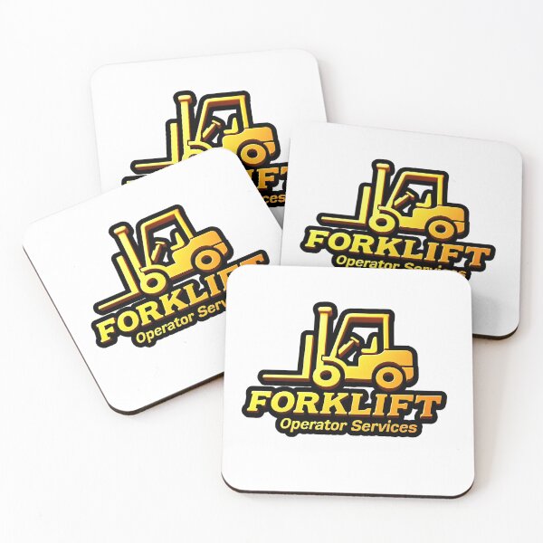 Item preview, Forklift Operator Logo – Embossed Gold Design for Industrial Precision designed and sold by Digital Dreams Arts.