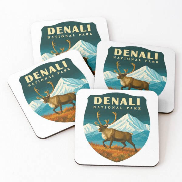 Item preview, Denali National Park Retro Mountain Wilderness Sticker designed and sold by Ismeal Von.