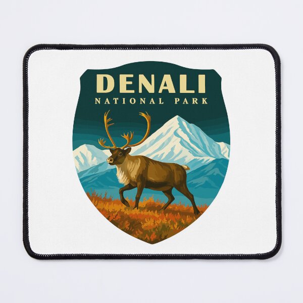 Item preview, Denali National Park Retro Mountain Wilderness Sticker designed and sold by Ismeal Von.