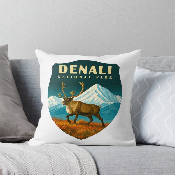 Item preview, Denali National Park Retro Mountain Wilderness Sticker designed and sold by Ismeal Von.