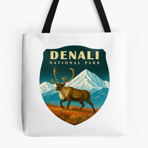Item preview, Denali National Park Retro Mountain Wilderness Sticker designed and sold by Ismeal Von.