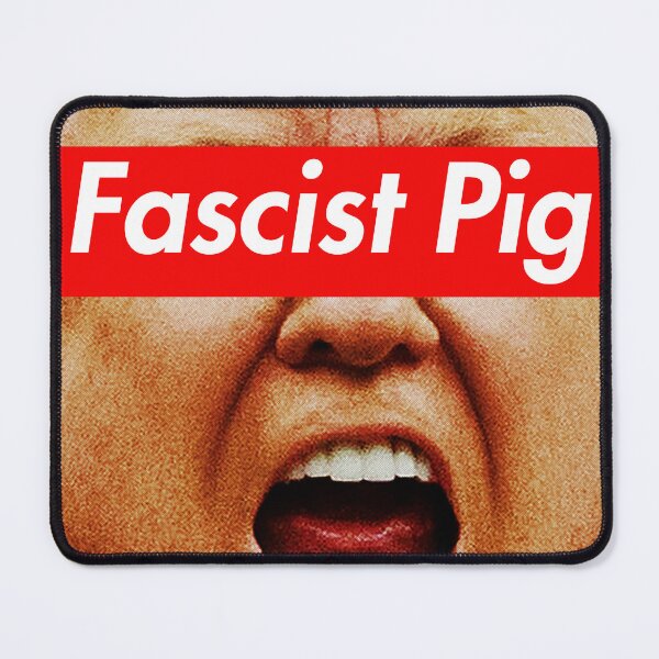 Item preview, trump Fascist Pig (screaming head) designed and sold by Thelittlelord.