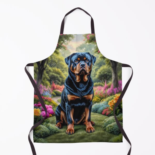 Item preview, Brutus Rottweiler Dog Portrait Painting designed and sold by Heart and Soul Studio.