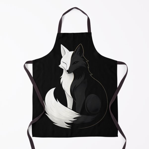 Item preview, Born in Silence, Raised by Instinct – Yin Yang ShadowFox Illustration designed and sold by ShadowFoxStudio.