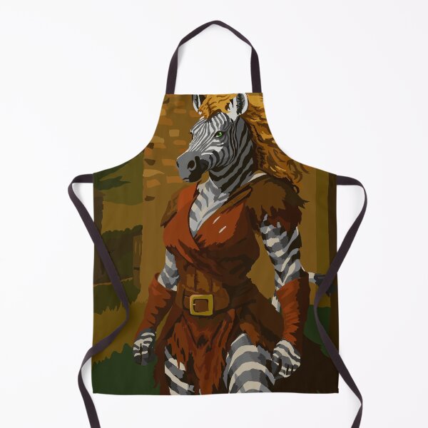 Item preview, Zebra Warrior Woman in Red designed and sold by KlakkDrawsStuff.