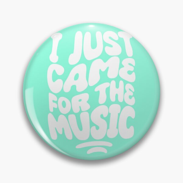 Item preview, I Just Came For The Music | 60s Psy Lettering designed and sold by monkeybusiness.pt.