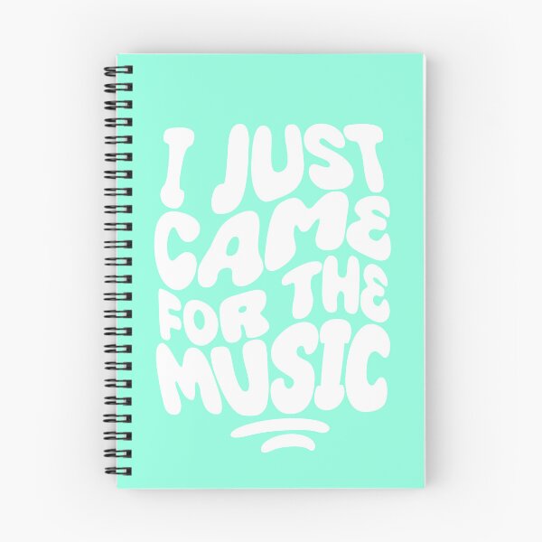 Item preview, I Just Came For The Music | 60s Psy Lettering designed and sold by monkeybusiness.pt.