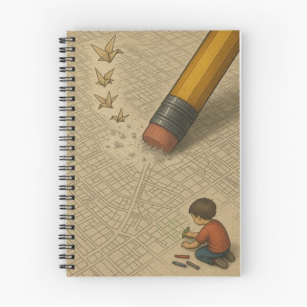 Item preview, Erasing Innocence Urban Childhood Surreal Art designed and sold by weirdfishes123.