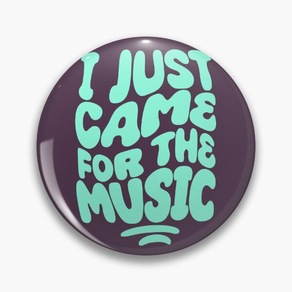 Item preview, I Just Came For The Music | 60s Psy Lettering designed and sold by monkeybusiness.pt.