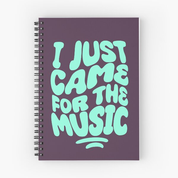 Item preview, I Just Came For The Music | 60s Psy Lettering designed and sold by monkeybusiness.pt.