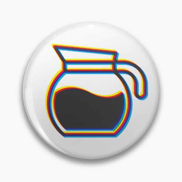 Item preview, Coffee Pot Glitch designed and sold by Holly Norine Design.