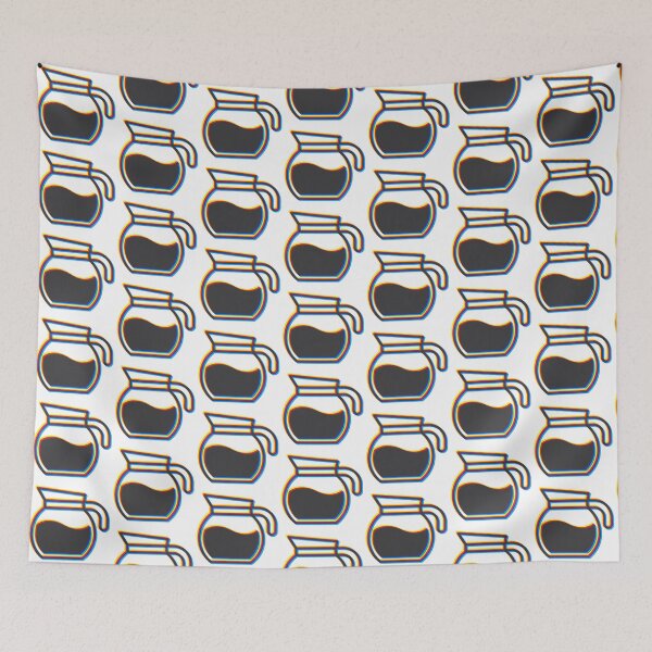 Item preview, Coffee Pot Glitch designed and sold by Holly Norine Design.