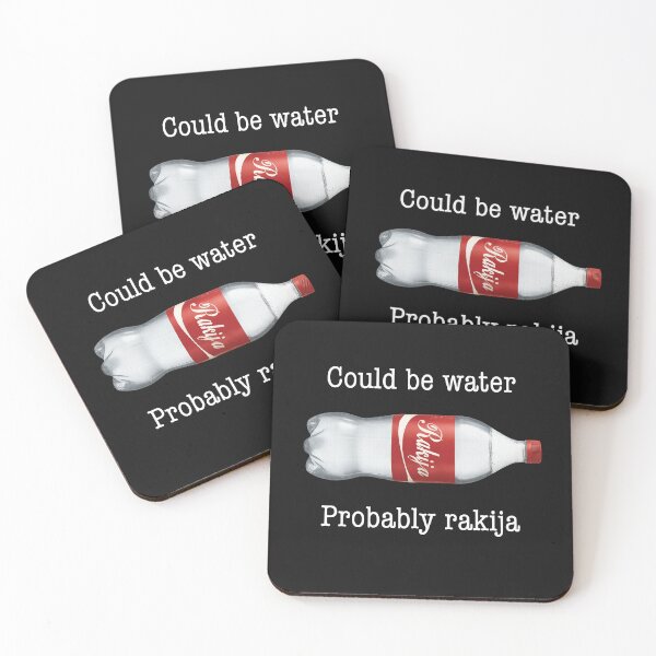 Item preview, Could be water, probably Rakija (white text) designed and sold by Snoopovich.