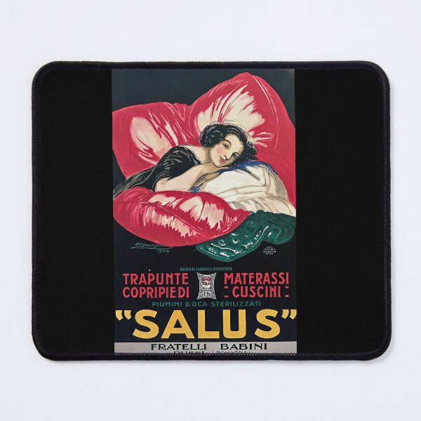 Item preview, Salus Mattress & Quilt Poster by Cappiello, 1922-24 | Vintage French Home Goods Ad | Retro Bedding Wall Art designed and sold by artofuniverse.
