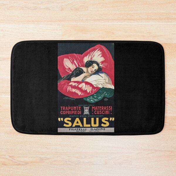Item preview, Salus Mattress & Quilt Poster by Cappiello, 1922-24 | Vintage French Home Goods Ad | Retro Bedding Wall Art designed and sold by artofuniverse.