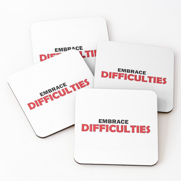 Item preview, embrace difficulties designed and sold by Positive Mindzet!.