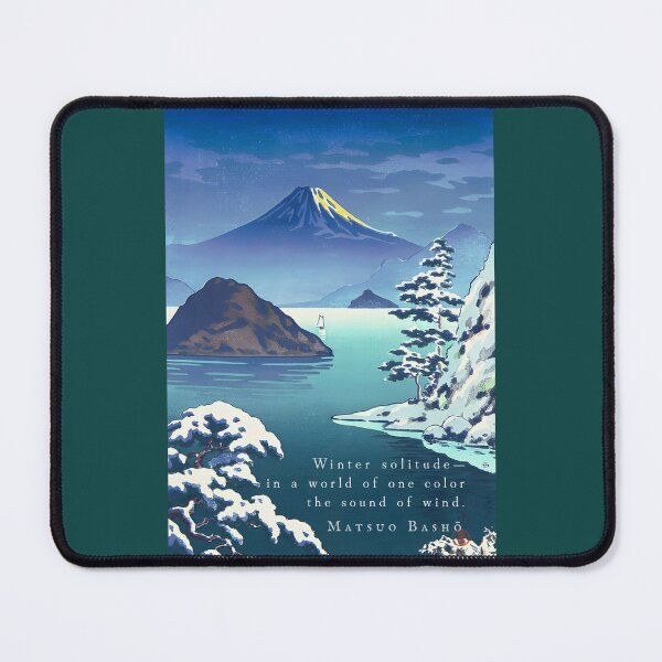Item preview, Matsuo Bashō quote: Winter solitude- in a world of one colour the sound of the wind. designed and sold by artbleed.