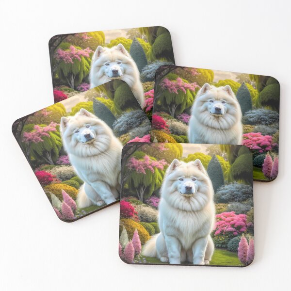 Item preview, Bronx Samoyed Dog Portrait Painting designed and sold by Heart and Soul Studio.