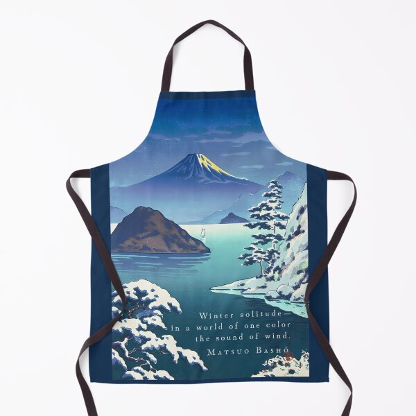 Item preview, Matsuo Bashō quote: Winter solitude- in a world of one colour the sound of the wind. designed and sold by artbleed.