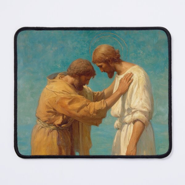 Item preview, Saint John the Baptist, Servant of the Dawn designed and sold by SanctifiedSouls.