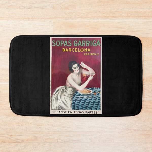 Item preview, Sopas Garriga Barcelona Poster by Cappiello | Vintage Spanish Food Ad | Retro Culinary Wall Art designed and sold by artofuniverse.