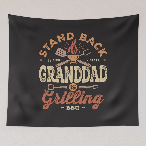 Item preview, Stand Back Granddad Is Grillin' Funny BBQ Grilling Granddad designed and sold by cidolopez.