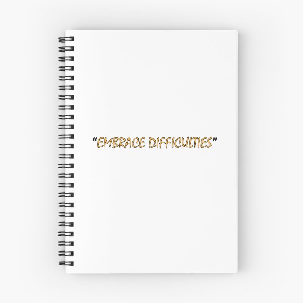 Item preview, embrace difficulties designed and sold by Positive Mindzet!.