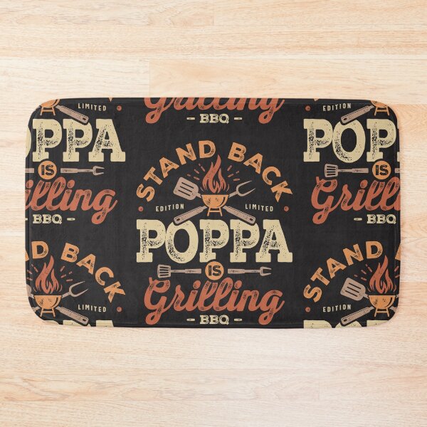 Item preview, Stand Back Poppa Is Grillin' Funny BBQ Grilling Poppa designed and sold by cidolopez.