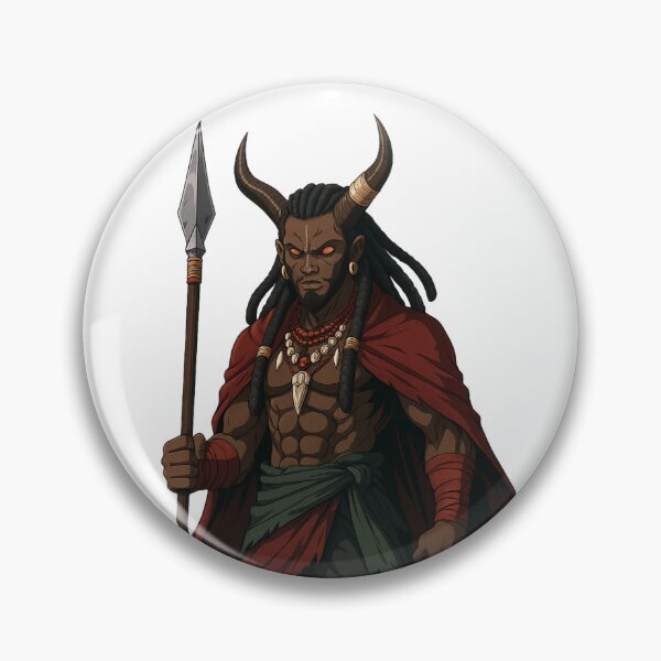 Item preview, Ogoun – Voodoo Loa of War | Afro-Anime Power Art designed and sold by Rothnaric.