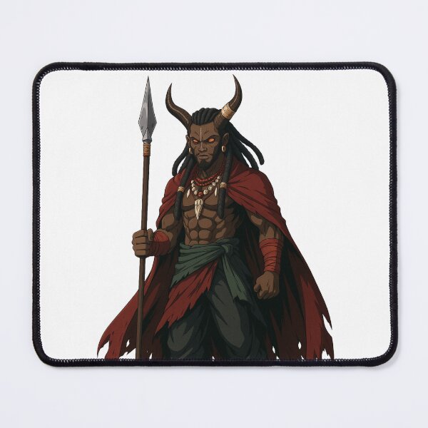Item preview, Ogoun – Voodoo Loa of War | Afro-Anime Power Art designed and sold by Rothnaric.