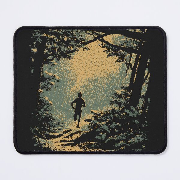 Item preview, Rainy Trail Run designed and sold by TheLongRun.