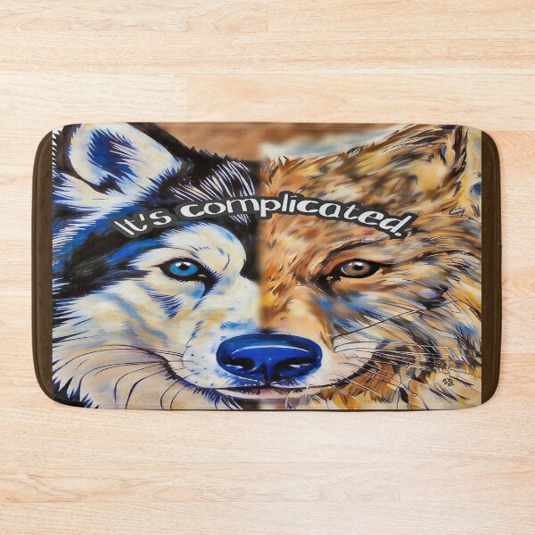Item preview, Duality Wolf and Husky Split Portrait designed and sold by gleefulme.