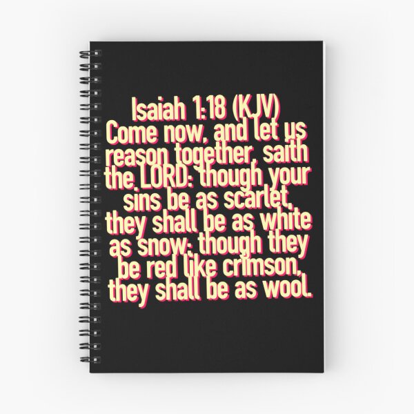 Item preview, Isaiah 1:18 KJV designed and sold by IddotheProphet.