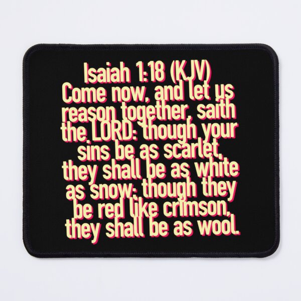 Item preview, Isaiah 1:18 KJV designed and sold by IddotheProphet.