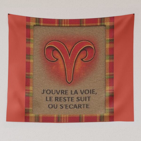 Item preview, Aries Madras & Astral Flames designed and sold by ZodiacCup.